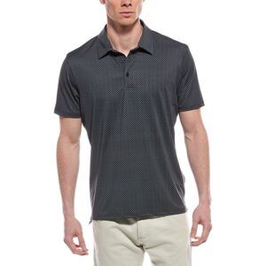 Report Collection Mens  Knit Performance Polo Shirt, Black